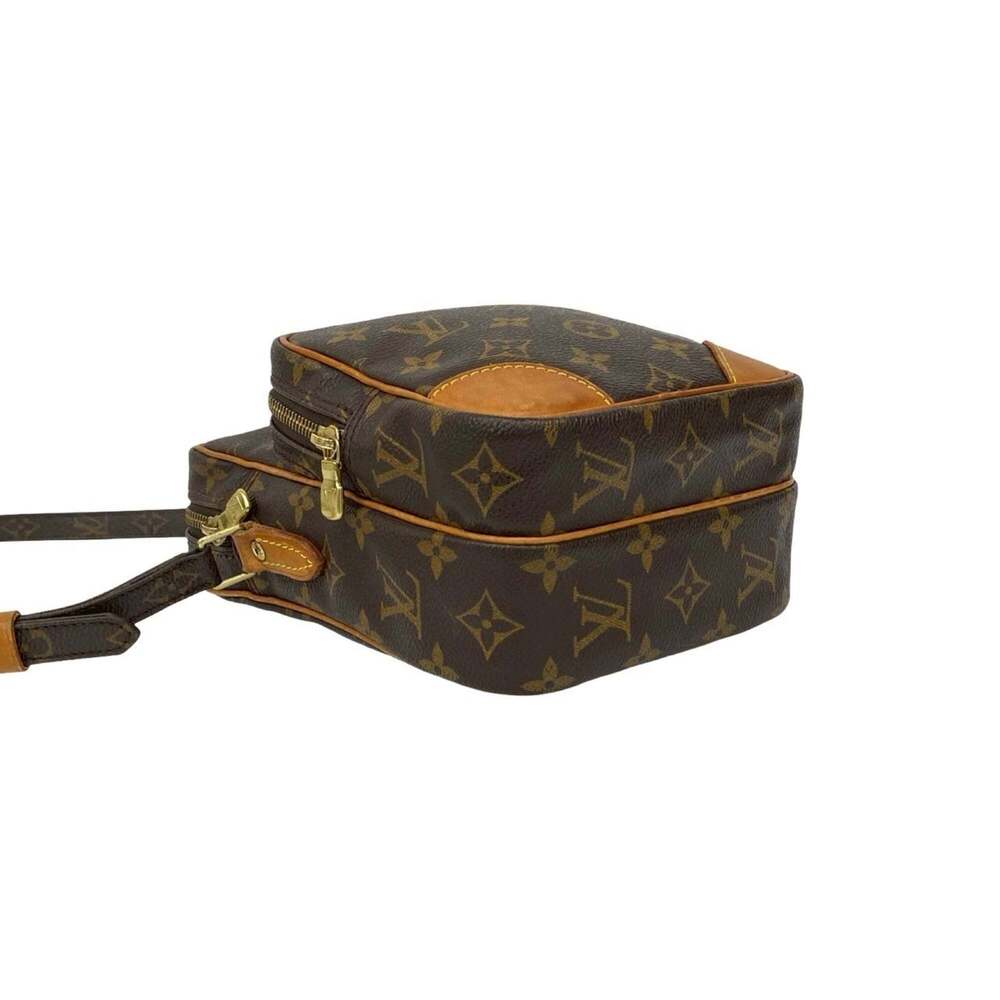 LOUIS VUITTON Authentic Brown Monogram Leather Pochette Shoulder Bag - Picture 7 of 10